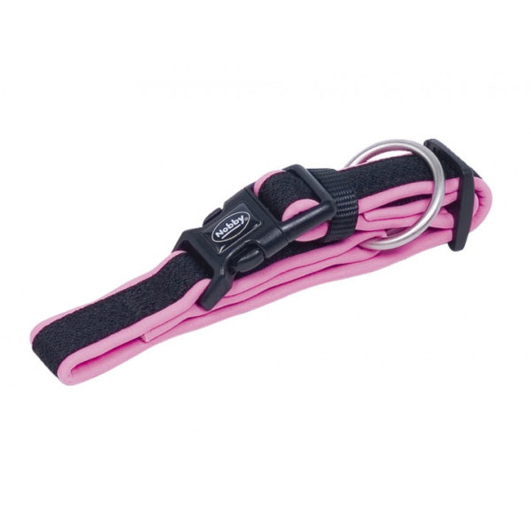 Nobby Preno Mesh neoprenska ovratnica - roza - različne velikosti - 30 - 45 cm