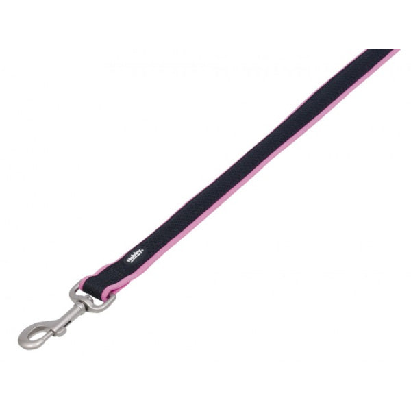 Nobby Preno Mesh povodec – roza - 120 cm - 20 mm