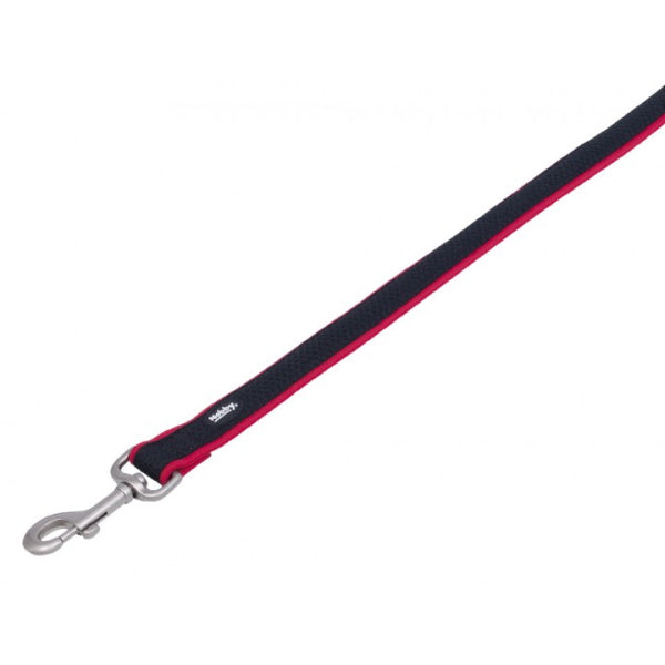 Nobby Preno Mesh povodec – rdeč - 120 cm - 25 mm