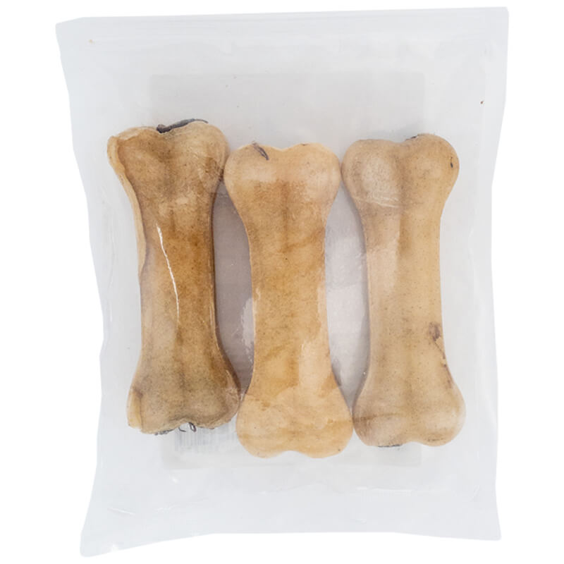 WolfPack - kosti iz goveje kože, polnjene z vampi - 10 cm (2)