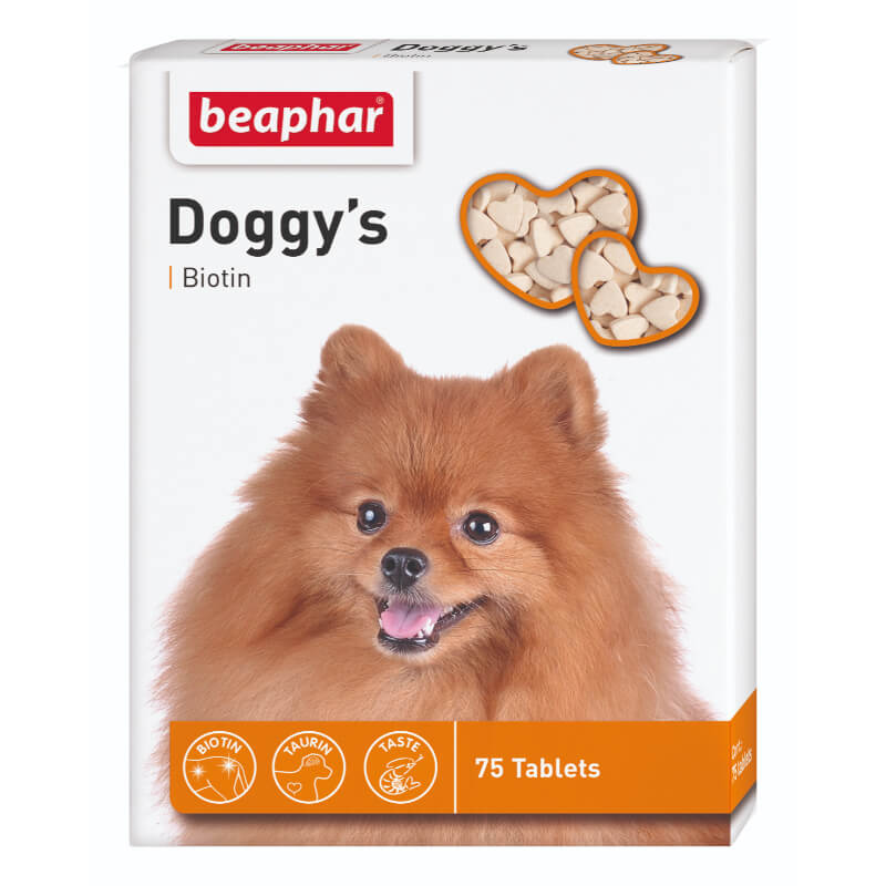 Beaphar Doggy's posladek z biotinom - 75 tablet