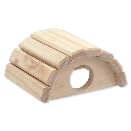 Small Animals hišica polkrog les - 15 x 13 x 7,5 cm