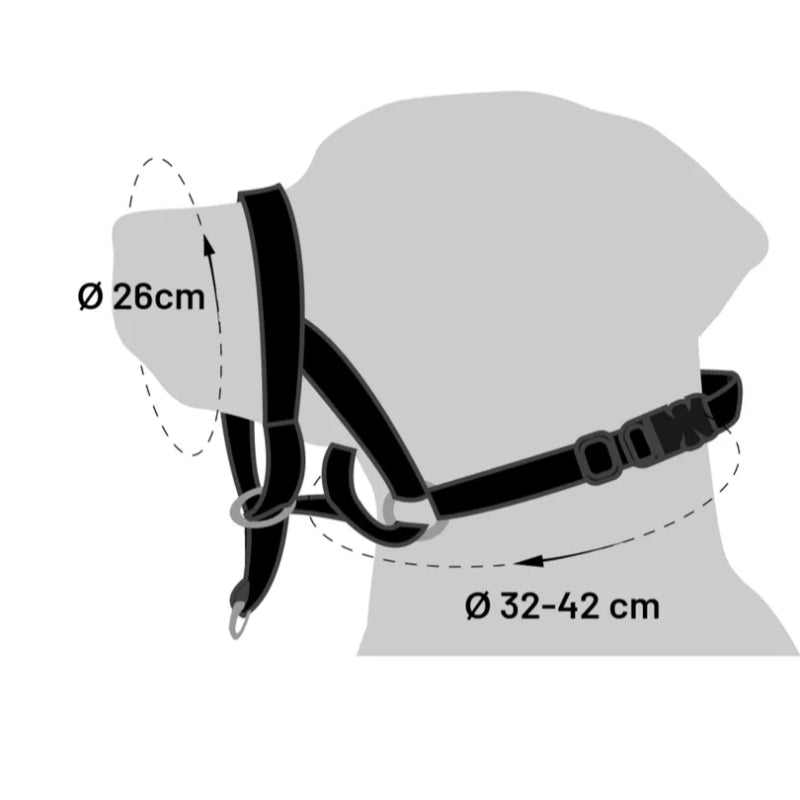 Flamingo oglavnica Easy Leader, XS - 32-43 cm (2)