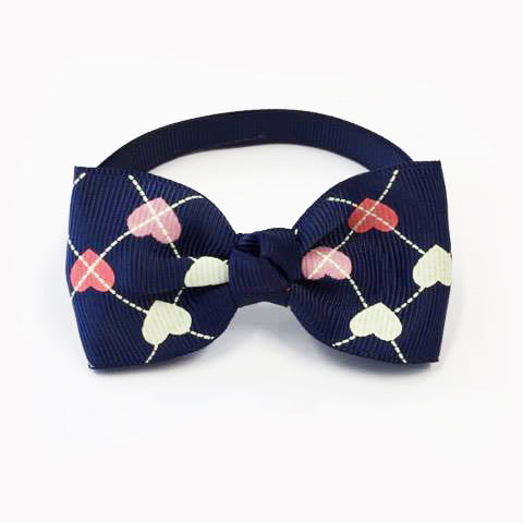 Camon metuljček za pse, srčki (2)