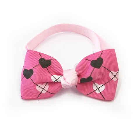 Camon metuljček za pse, srčki (3)