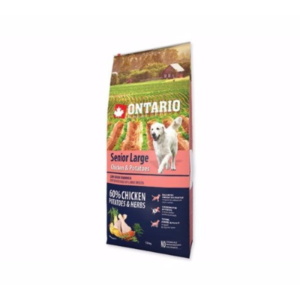 Ontario Senior Large - piščanec in krompir - 12 kg