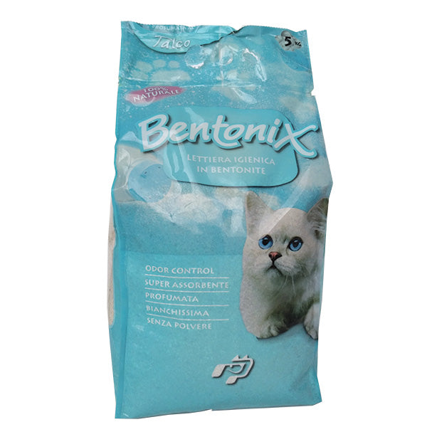 Bentonix posip za mačje stranišče, baby powder - 5 kg