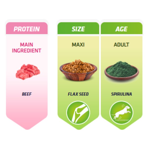 Natural Trainer Adult Maxi - govedina in riž (2)