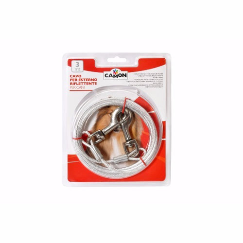 Camon jeklena vrv Tie Out Reflex - 3 m