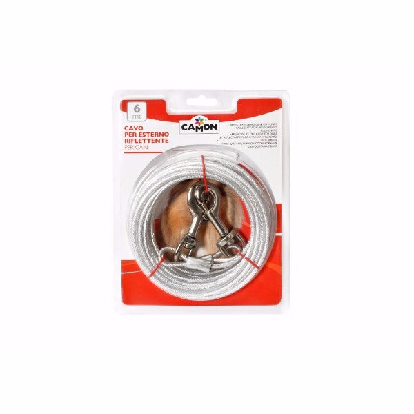 Camon jeklena vrv Tie Out Reflex - 6 m