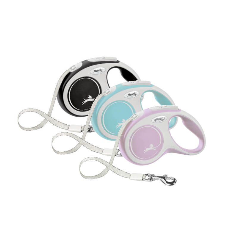 Flexi povodec New Comfort M, trak - 5 m (različne barve) (2)