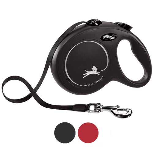 Flexi povodec Classic L, trak - 5 m (različne barve)