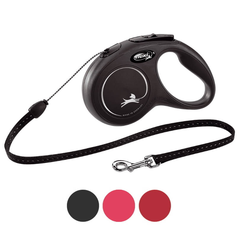 Flexi povodec Classic S, vrvica - 5 m (različne barve)