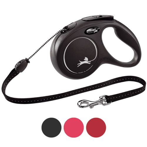 Flexi povodec Classic M, vrvica - 5 m (različne barve)