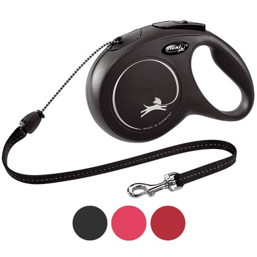 Flexi povodec Classic M, vrvica - 8 m (različne barve)