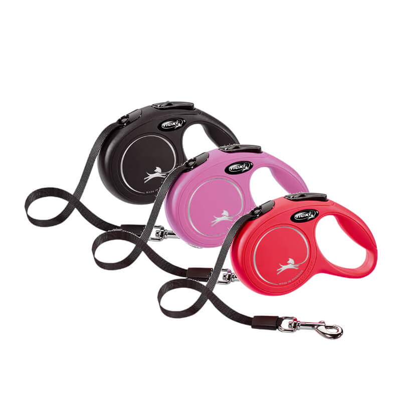 Flexi povodec Classic XS, trak - 3 m (različne barve) (2)