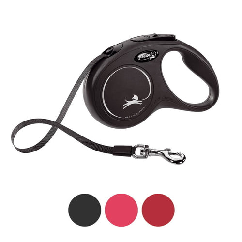 Flexi povodec Classic S, trak - 5 m (različne barve)