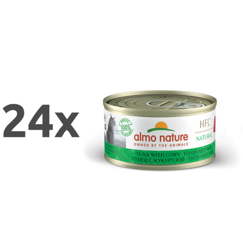 Almo Nature HFC Natural – tuna in koruza – 70 g - 24 x 70 g