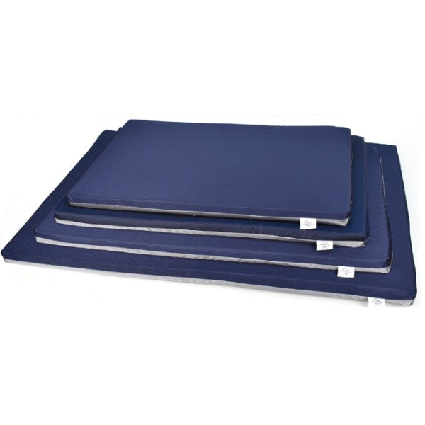 Leopet vodoodbojna oglata blazina Marte, modro-siva - 60 x 100 cm