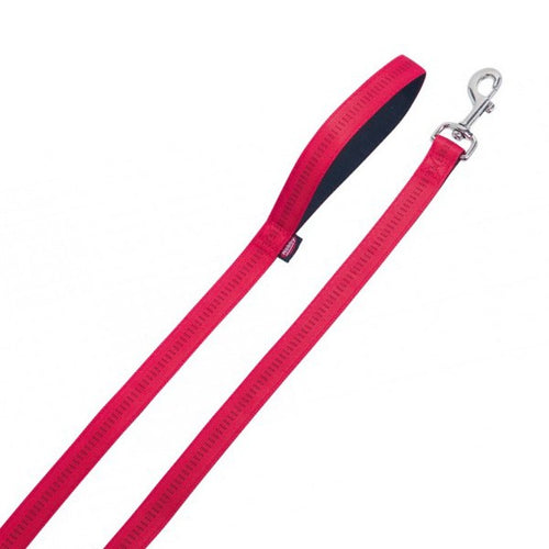 Nobby Soft Grip povodec - rdeč - 120 cm