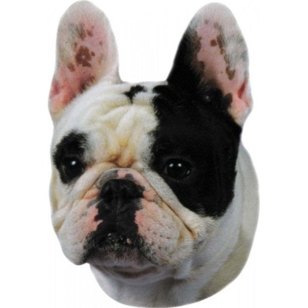 Pasemske nalepke, različne pasme (2 kos) - francoski buldog (bel)