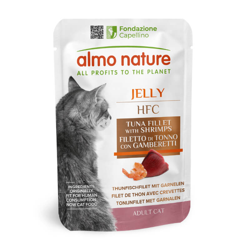 Almo Nature HFC Jelly vrečka - tunin file in rakci - 55 g - 55 g
