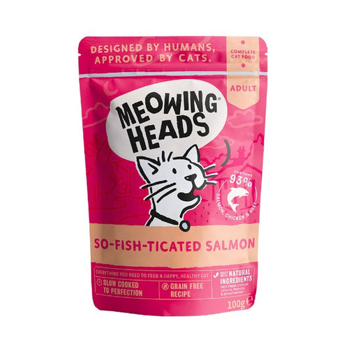Meowing Heads So-fish-ticated Salmon - losos - 100 g - 100 g