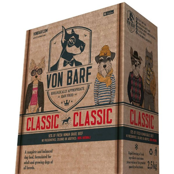 Von Barf Classic - govedina - 10 x 250g