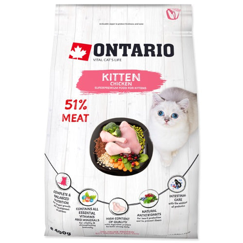 Ontario Kitten - piščanec - 400 g