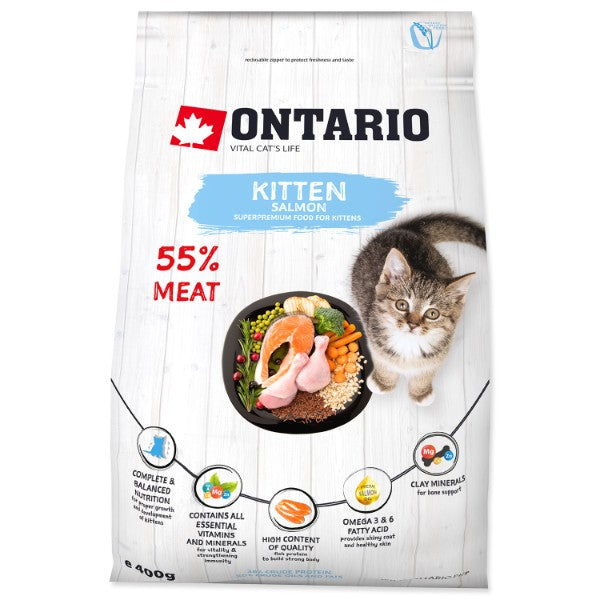 Ontario Kitten - losos - 400 g