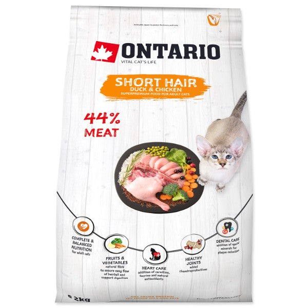 Ontario Cat Shorthair - raca in piščanec - 2 kg