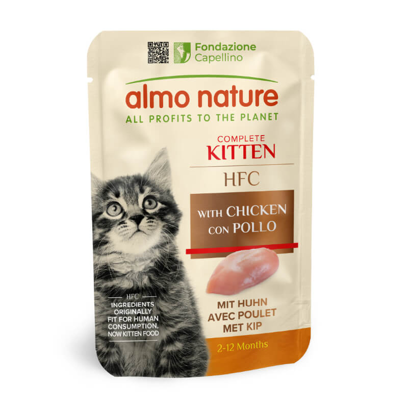 Almo Nature HFC Complete Kitten - piščanec - 55 g