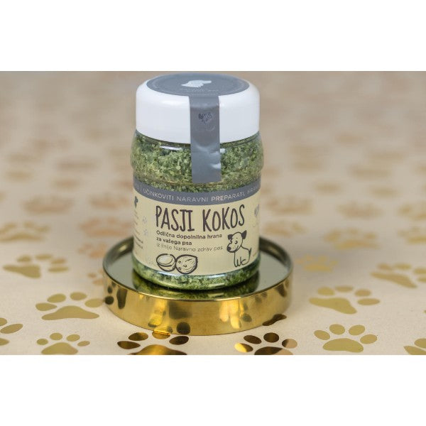 Pasji kokos s konopljinimi semeni - 200 g (2)