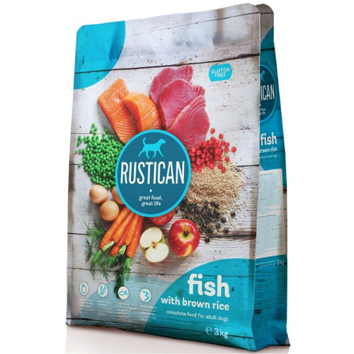 Rustican Gluten Free - riba in riž - 3 kg