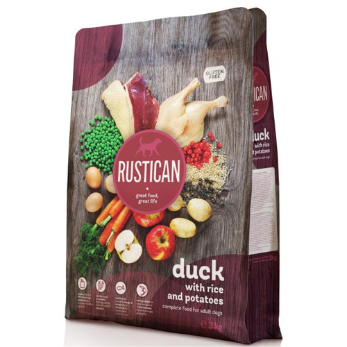 Rustican Gluten Free - raca, riž in krompir - 12 kg