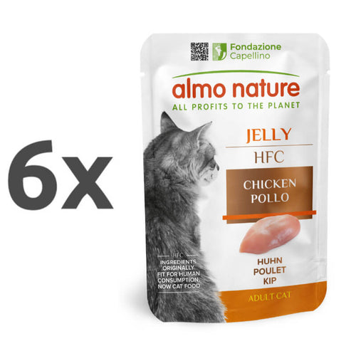 Almo Nature HFC Jelly - piščanec - 6 x 55 g