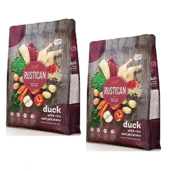 Rustican Gluten Free - raca, riž in krompir - 2 x 12 kg