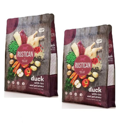 Rustican Gluten Free - raca, riž in krompir - 2 x 12 kg