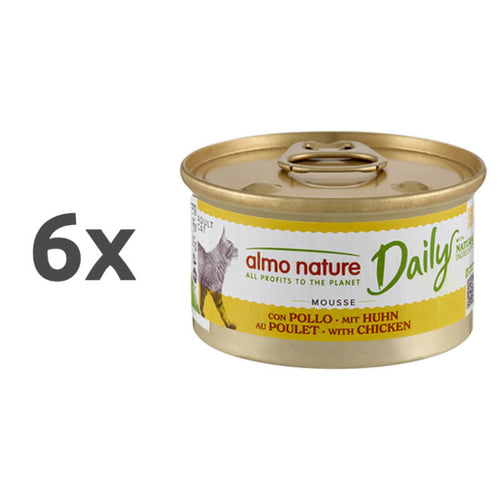 Almo Nature Daily Mousse konzerva - piščanec - 85 g - 6 x 85 g