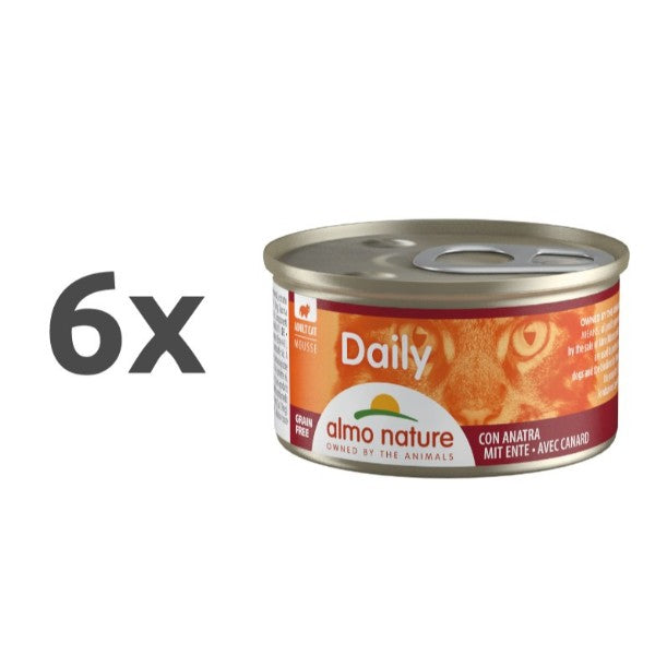 Almo Nature Daily Mousse konzerva - raca - 85 g - 6 x 85 g