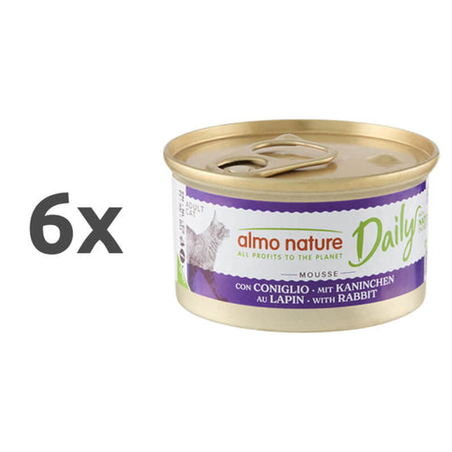Almo Nature Daily Mousse konzerva - kunec - 85 g - 6 x 85 g