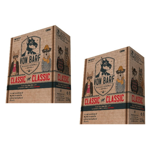 Von Barf Classic - govedina - 2 x (20x125g)