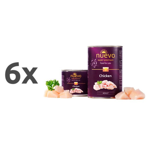Nuevo Cat Adult - piščanec - 6 x 200 g