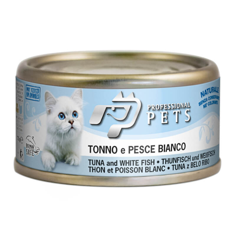 Professional Pets Naturale – tuna in bela riba - 70 g
