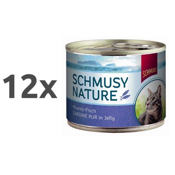 Schmusy Nature - sardine - 185 g - 12 x 185 g