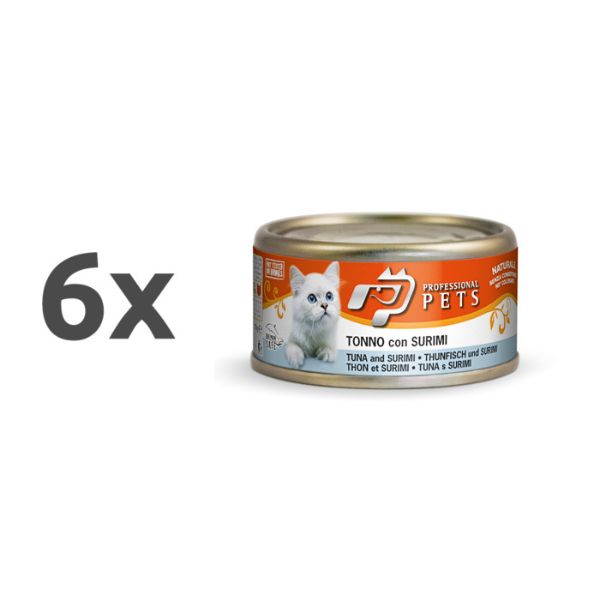 Professional Pets Naturale – tuna in surimi - 70 g - 6 x 70 g