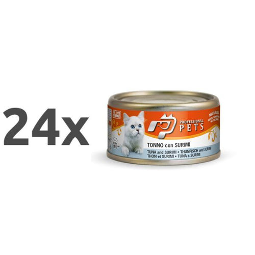 Professional Pets Naturale – tuna in surimi - 70 g - 24 x 70 g