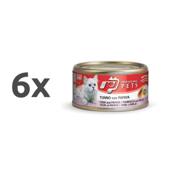 Professional Pets Naturale – tuna in papaja - 70 g - 6 x 70 g