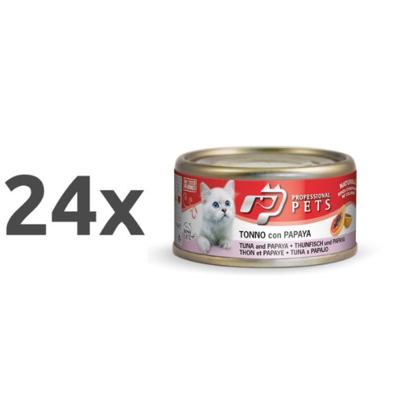 Professional Pets Naturale – tuna in papaja - 70 g - 24 x 70 g