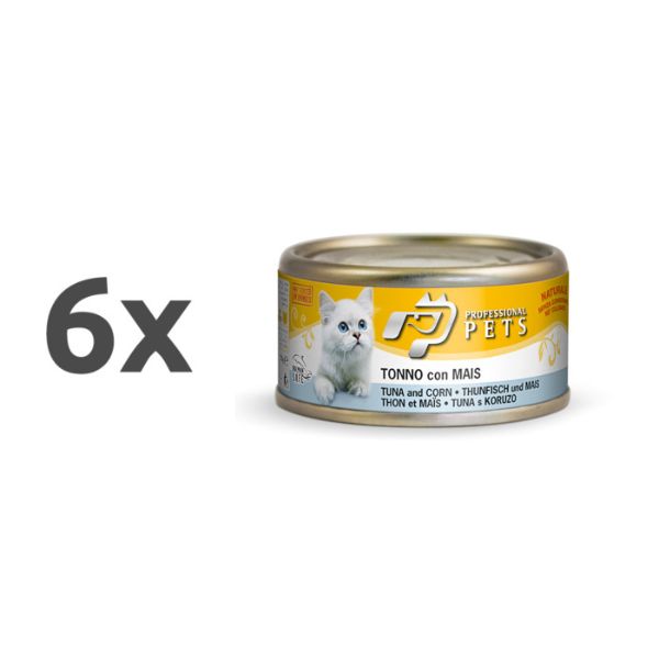 Professional Pets Naturale – tuna in koruza - 70 g - 6 x 70 g